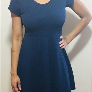 French Atmosphere Mini Skater Dress